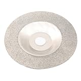 uxcell　ダイヤモンドカップ　粗い砂　ダイヤモンド被覆　陶器　タイル　切削　ホイール切削ディスク　100mm