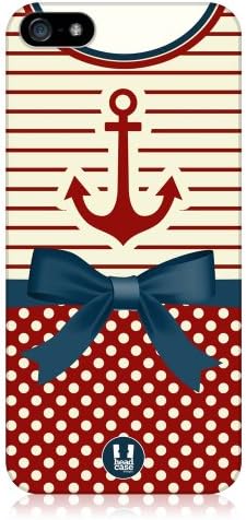 Head Case Anchor Nautical Clothing Design Back Case Cover For Apple Iphone 5