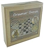 Cardinal Greener Games 5 Games in a Bamboo Carring Case by Cardinal