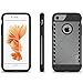 CoverON [Paladin Series] Fit New iPhone SE 2022 / SE 2020 / iPhone 8/7 Case, Protective Modern Style Hybrid Phone Case for Apple iPhone 8/iPhone 7 - Gunmetal Gray & Black