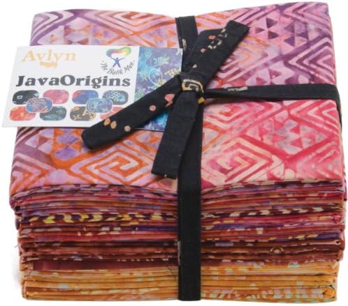 The Batik Man-Java Origins 18"X21" Fat Quarters 20pcs-Orange