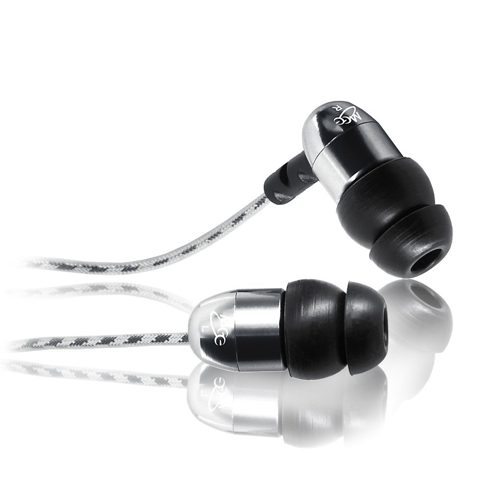MEElectronics M9-SL Hi-Fi Sound-Isolating In-Ear Headphones (Silver) $8.48
