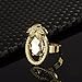 5PCs Chain & Oval Shape Beads Style Women Jewelry Set Gold Plated Party Show