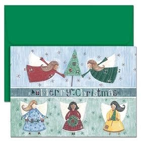Masterpiece Studios 77310Z Angel Merry Christmas- 18 Cards & 18 Envelopes