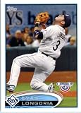 2012 Topps Opening Day Baseball #31 Evan Longoria Tampa Bay Rays - ENCASED Trading Card