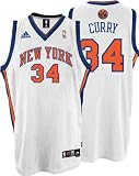 Eddy Curry Jersey: adidas White Swingman #34 New York Knicks Jersey - X-Large
