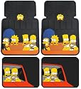 The Simpsons Family 4 Pc Floor Mats Set