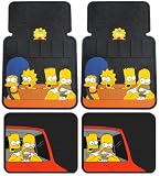 The Simpsons Family 4 Pc Floor Mats Set