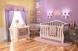 10 Pc Cupcake Baby Crib Nursery Bedding Set Pink / Coral & Purple / Lavender ~New~