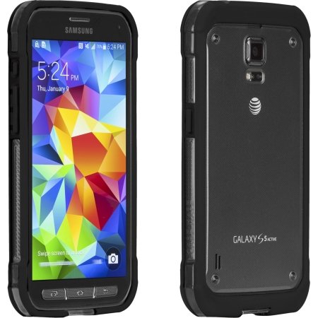 Case-Mate Hula Bumper for Samsung Galaxy S 5 Active in Black - Retail Packaging -