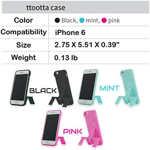 [TTootta] TTootaa iPhone 6 Multipurpose Cradle Case / Car Mount Navigation Cradle / Camera Tripod - 3color (Black)