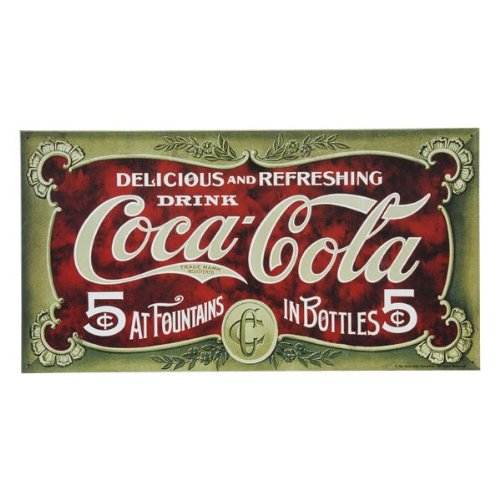 コカ・コーラ　メタルサイン　5セント 