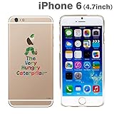 iPhone6 ケース カバー はらぺこあおむし iPhone 6 / 4.7 インチ Applus アップラス キャラクター ハード クリア 透明 / たいとる