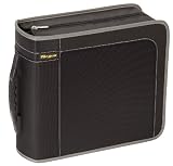 Targus CityGear 320 Capacity CD/DVD Album Case TDP019US (Black with Grey Contrasting)