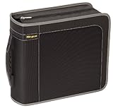 Targus CityGear 320 Capacity CD/DVD Album Case TDP019US (Black with Grey Contrasting)