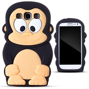 Zooky AG332 Coque en silicone pour Samsung Galaxy S III i9300 Noir