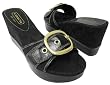 Coach Gretta Black Signature Wedges Sandals Shoes New