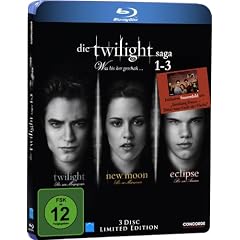 Twilight Saga 1-3: Was bis(s)her geschah (inkl. Sammelkarte) [Blu-ray] [Limited Edition]