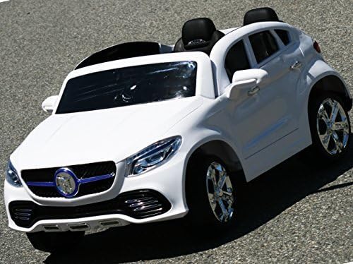 MERCEDES ML STYLE SUV RIDE ON TOY CAR R/C 24VOLTS BATTERY OPERATED 2 SEATER WHITE