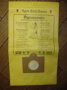 PANASONIC MC-V150M 3-Pack of Vacuum Bags