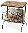 Slate - top Magazine Rack