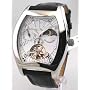 MENS LUCIEN PICCARD AUTOMATIC 3 EYE NEW WATCH 26560SSL