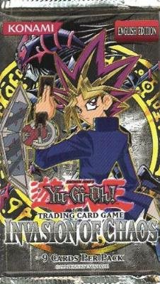 YuGiOh Invasion of Chaos Booster Pack Box LOT (24 packs) [Toy] On Sale