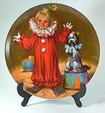 Reco Tommy the Clown plate by John McClelland Children's Circus collection - CP1232