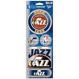 Utah Jazz Official 10.5" x 4" Prismatic Decal Set