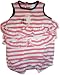Infant Girl's Ralph Lauren Polo Romper Pink with White Stripes Size 3 Months