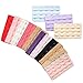 Wowlife Women Bra Extender Strap 5 Hooks 3 Rows Assorted Colors Pack of 15