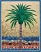 Nilotic Palm by Ron Yrabedra. ART PRINT Canvas Rolled.. 16.00 inches width by 20.00 inches height. Highest Quality Art Poster Print