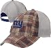 Search : New York Giants Soft Mesh Back Plaid Adjustable Hat