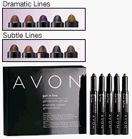 Avon Get In Line Glimmersticks Gift Set Dramatic Lines