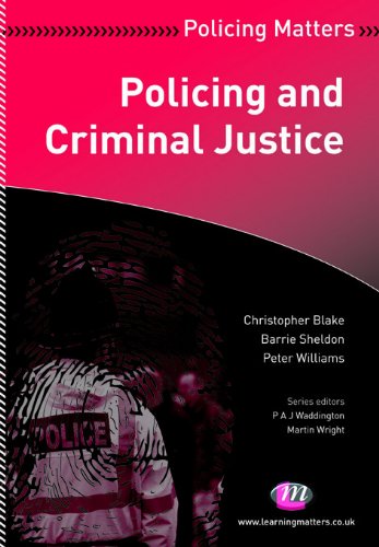 Policing and Criminal Justice (Policing Matters Series)