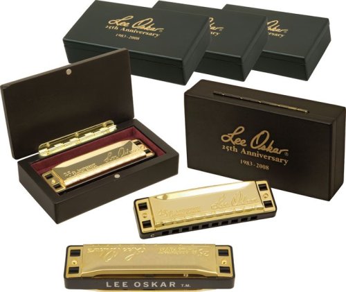 Childrens Toyshop  Musical Instruments : Lee Oskar 25th Anniversary Major Diatonic Autographed Harmonica 5-Pack