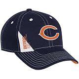 NFL Men's End Zone Structured Adjustable Hat - ND90Z (Chicago Bears, One Size Fits All)