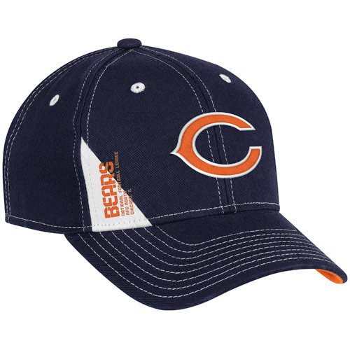 NFL Men's End Zone Structured Adjustable Hat - ND90Z (Chicago Bears, One Size Fits All)