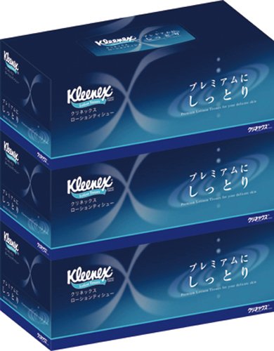 クリネックス ローションティシューエックス 360枚(180組)*3個パック