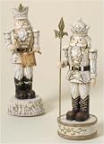 Set of 2 Woodland Inspirations Musical Nutcracker Christmas Figures 12