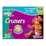 Pampers Cruisers, Size 3 (16-28 Lbs), Economy Plus Pack, 160 Cruisers