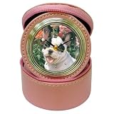 French Bulldog Jewelry Case Travel Clock