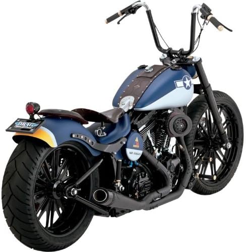 RSD Slant 2-Into-1 Exhaust System - Carbon Ops , Color: Black 41811