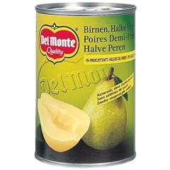 Del Monte Birnen 1/2 Fr.in Saft , 3er Pack (3 x 425 ml Dose)