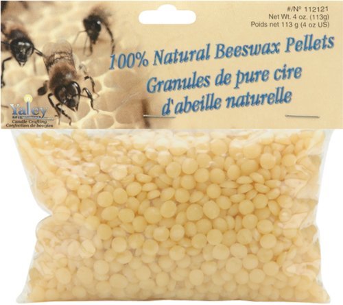 Yaley Beeswax Pellets, 4-Ounce, Off-White
