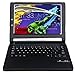 IVSO Lenovo Yoga Tablet 2 8-inch (2014 Oct Release) Ultra-Thin High Quality DETACHABLE Bluetooth Keyboard Stand Case / Cover for Lenovo Yoga Tablet 2 Tablet (Black)