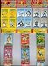 Pokemon Tsurisage Fruit Bubble Gum with Stickers - 3x 8 Pieces /Stickers