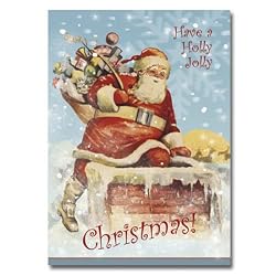 Holly Jolly Christmas - 5" x 7" Pop Up Christmas Greeting Card