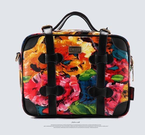 YSYT (TM) 2014 NewPU Leather Multi-function Women Vintage Canvas Business Bag Travel Backpack Messenger Tote Bag Video Portable Carry Case for Ipad 2 Ipad 3 Mini Ipad Ipad4 Google Nexus 10 Samsung Galaxy Note 10.1 N8000 Micro---Color: Champs Flower
