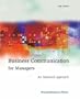 Business Communication for Managers: An Advanced Approach